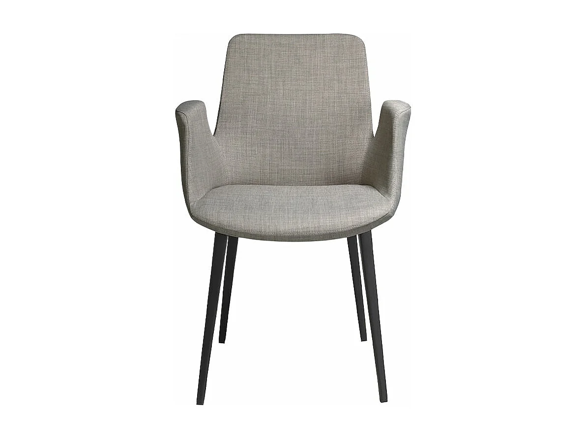 Szare krzesło z tkaniny