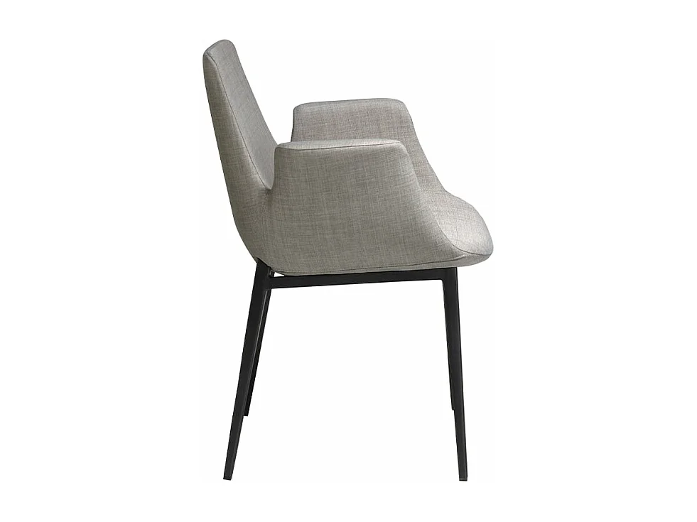 Szare krzesło z tkaniny
