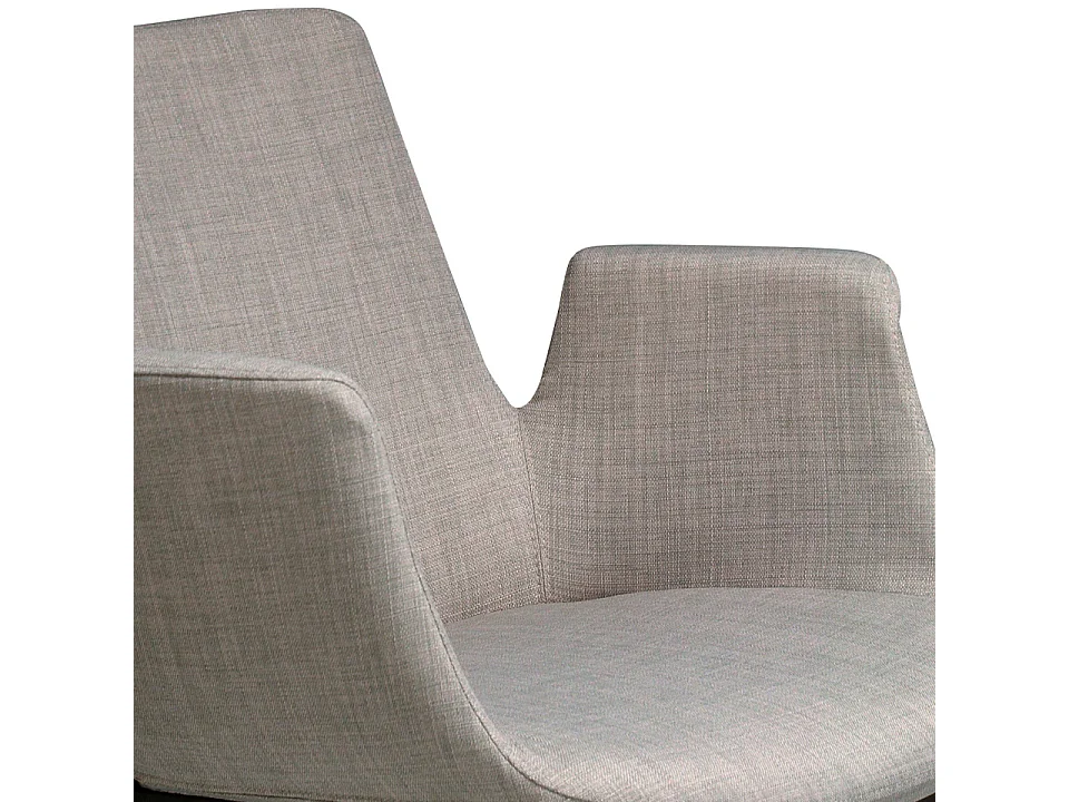 Szare krzesło z tkaniny