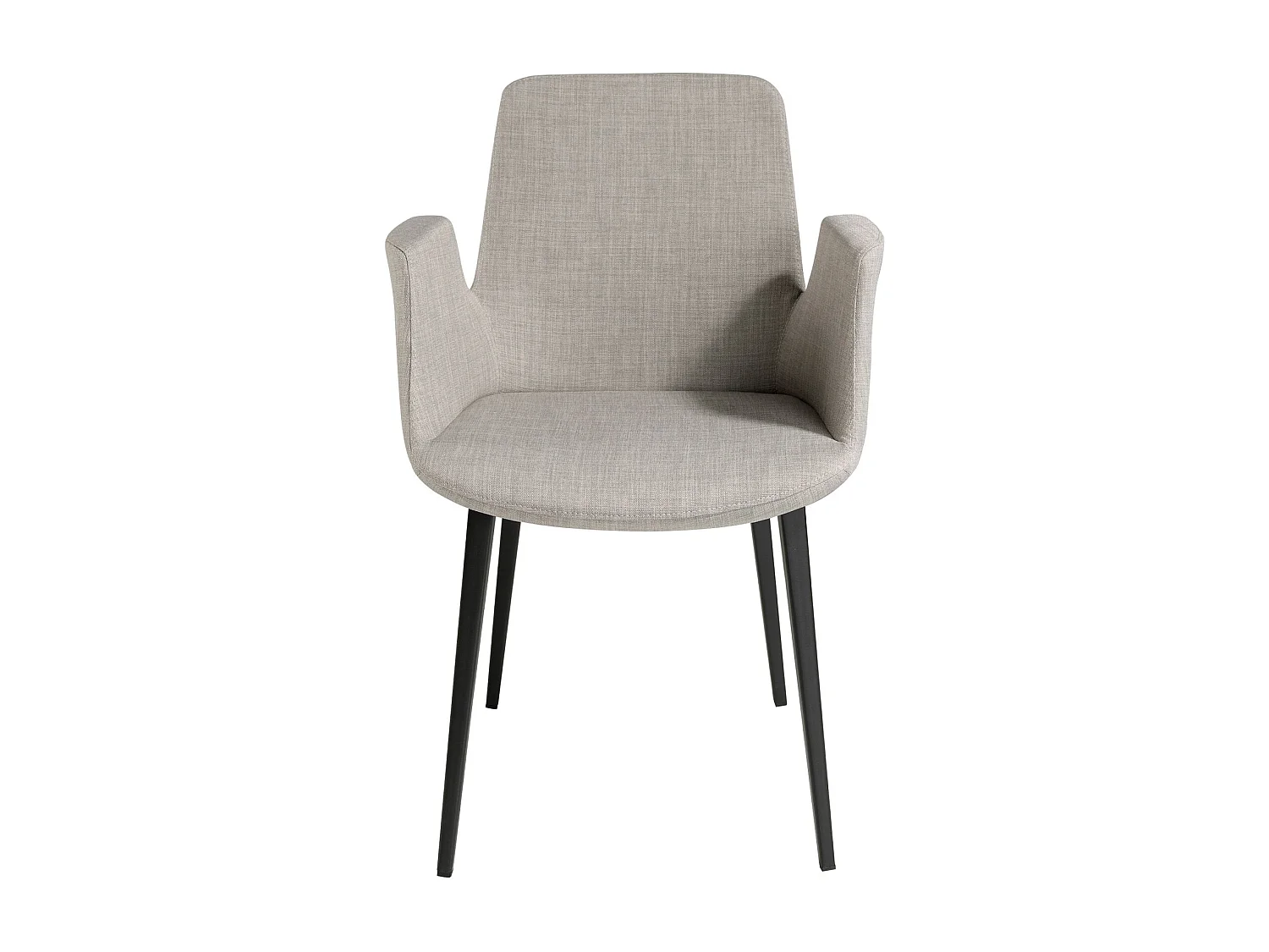 Chaise en tissu gris 4002 ANGEL CERDA