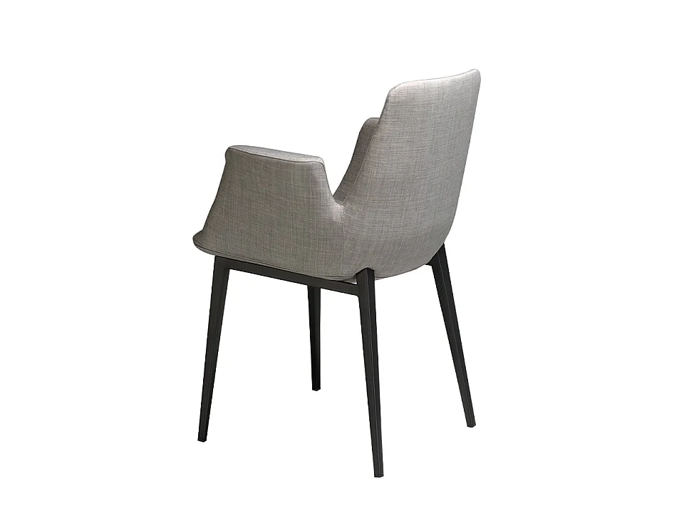 Chaise en tissu gris 4002 ANGEL CERDA