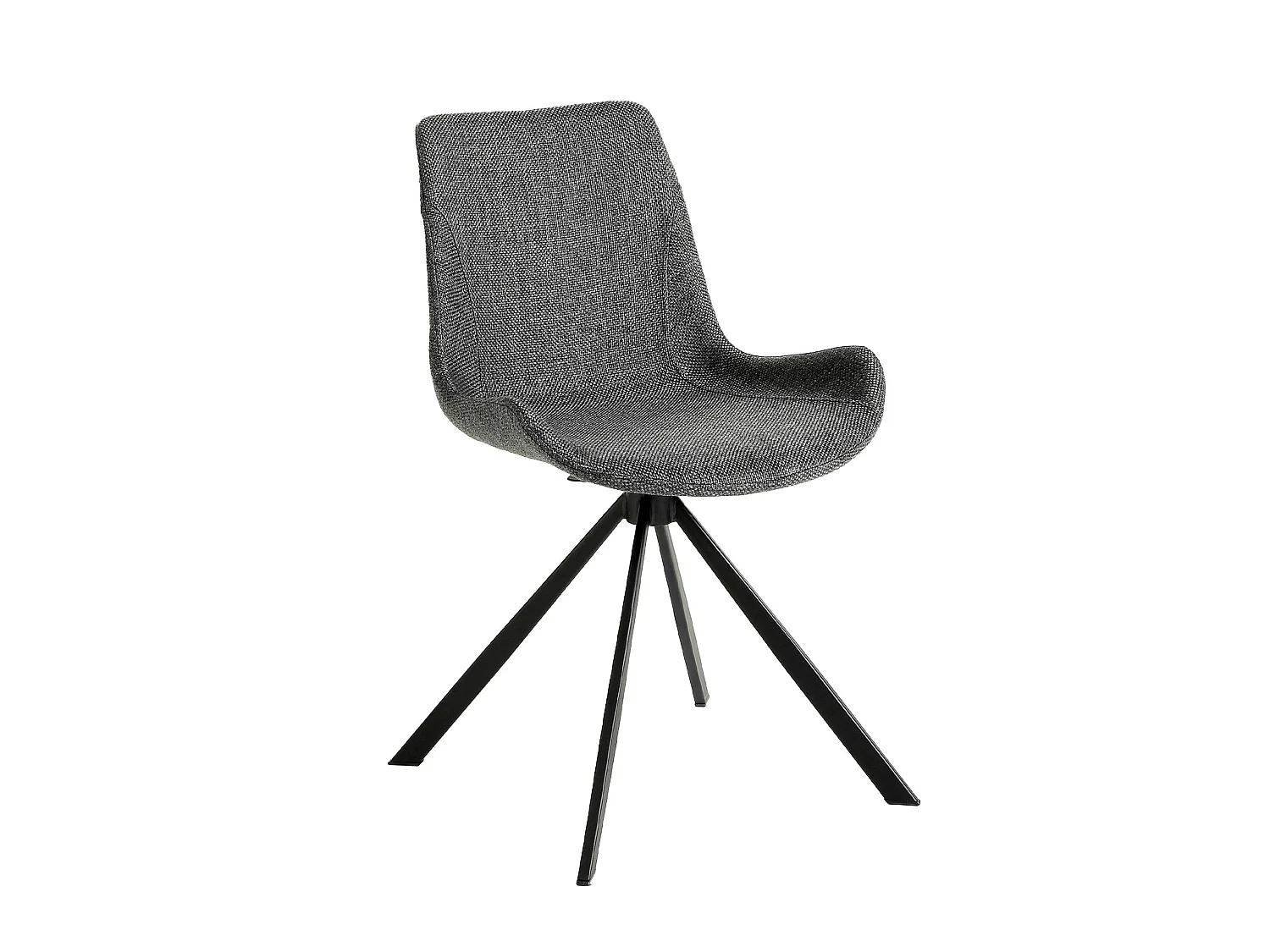 Chaise pivotante en tissu et acier 4071 ANGEL CERDA