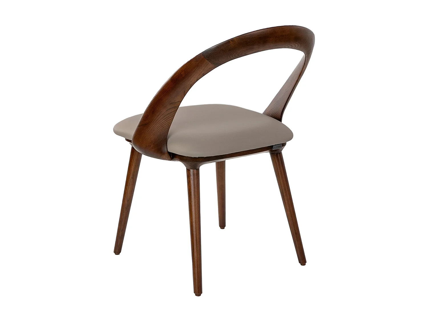 Esszimmerstuhl mit Polsterung aus Ökoleder und Holzgestell  4063 ANGEL CERDA