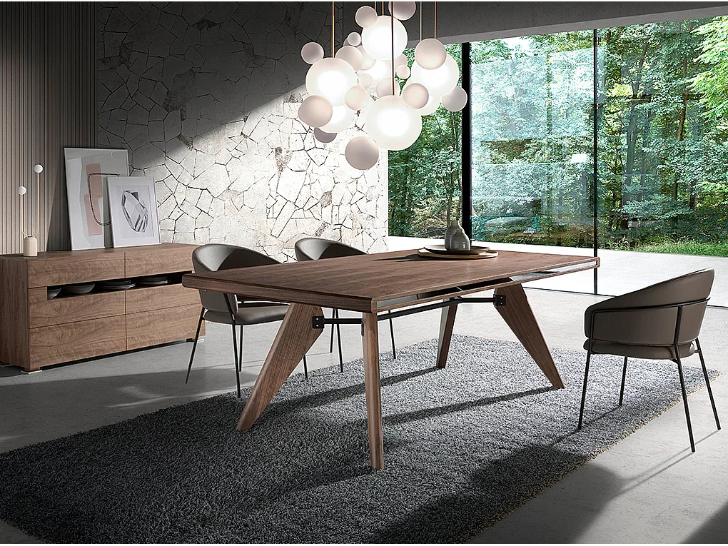 Chaise en similicuir vison foncé 4088 ANGEL CERDA