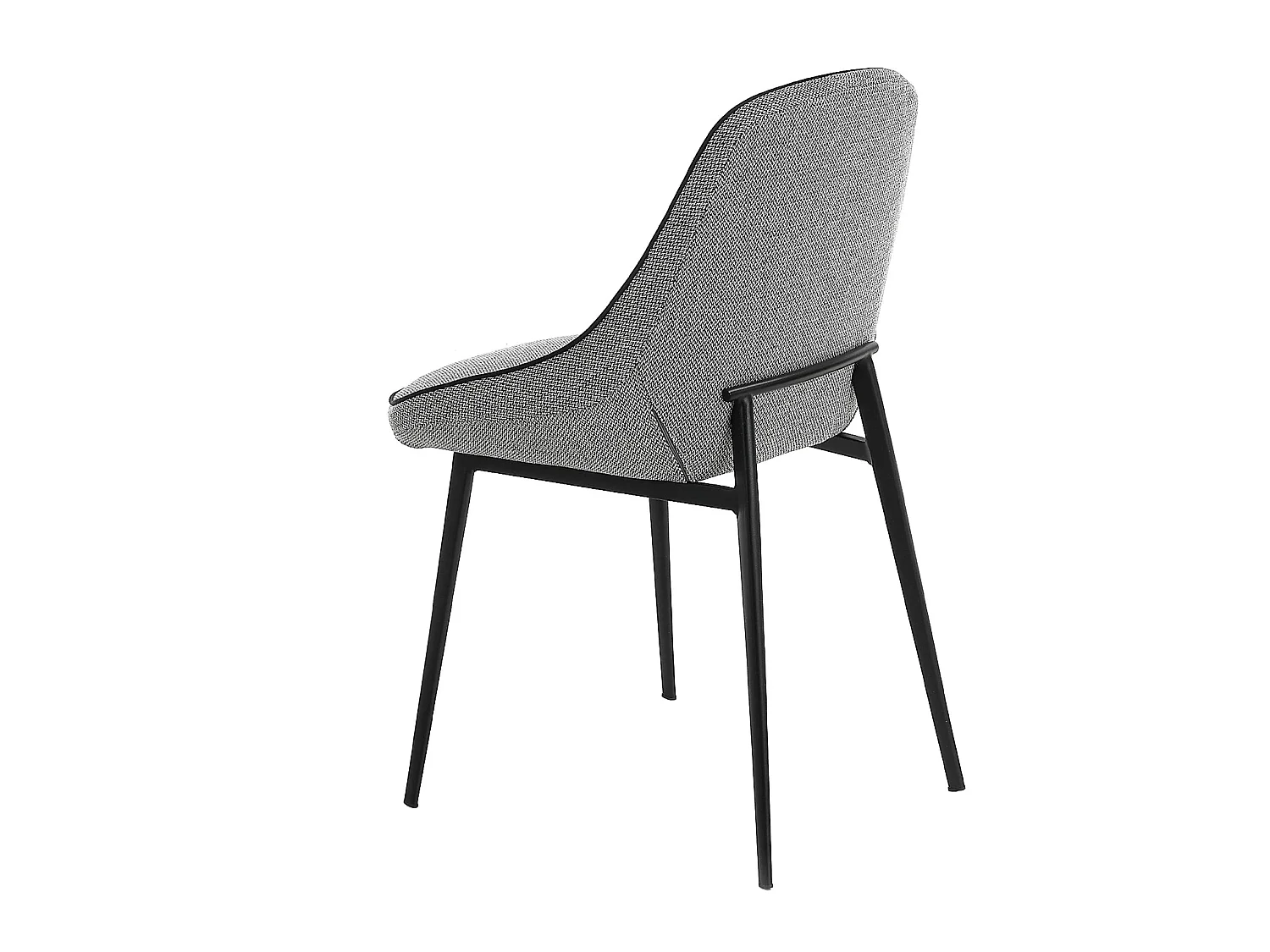 Krzesło z szarej tkaniny 4082 ANGEL CERDA