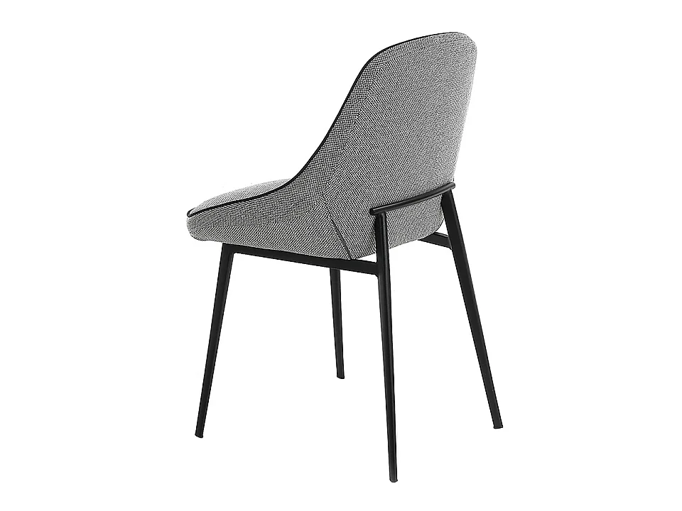 Chaise en tissu gris 4082 ANGEL CERDA
