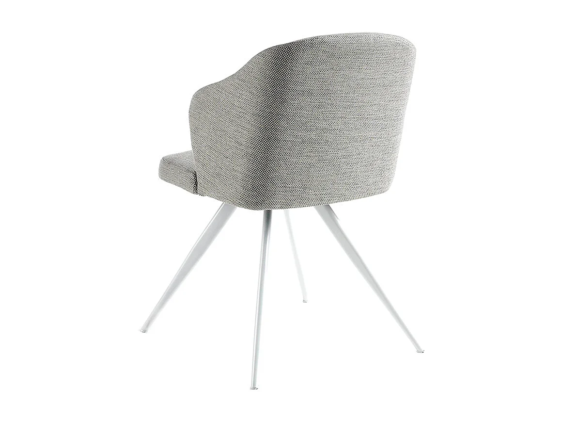 Cadeira de jantar estofada em tecido  4056