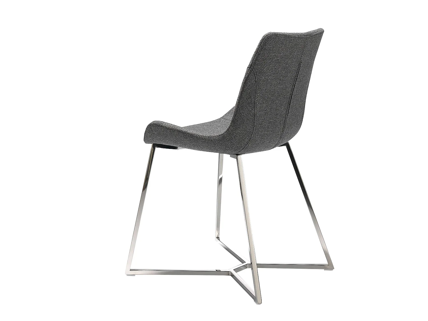 Dark grey fabric chair 4009 ANGEL CERDA