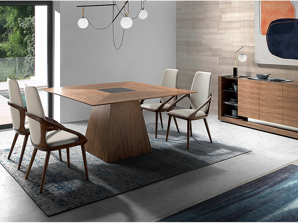 Crème kunstlederen stoel 4066 ANGEL CERDA