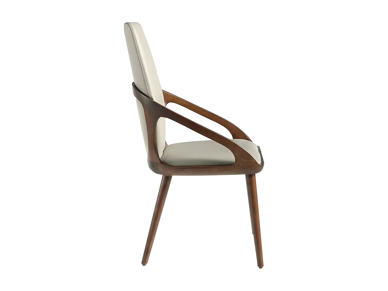 Crème kunstlederen stoel 4066 ANGEL CERDA