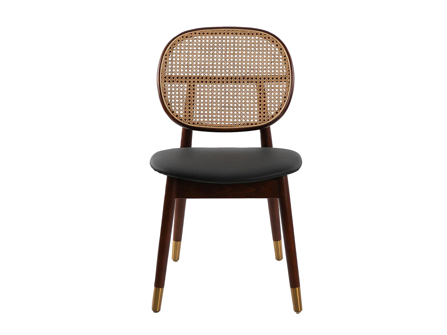 Chaise en rotin et pieds en bois 4093 ANGEL CERDA