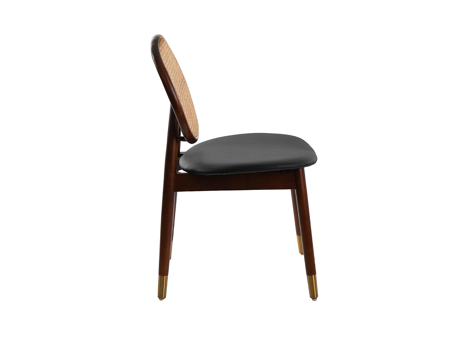 Chaise en rotin et pieds en bois 4093 ANGEL CERDA