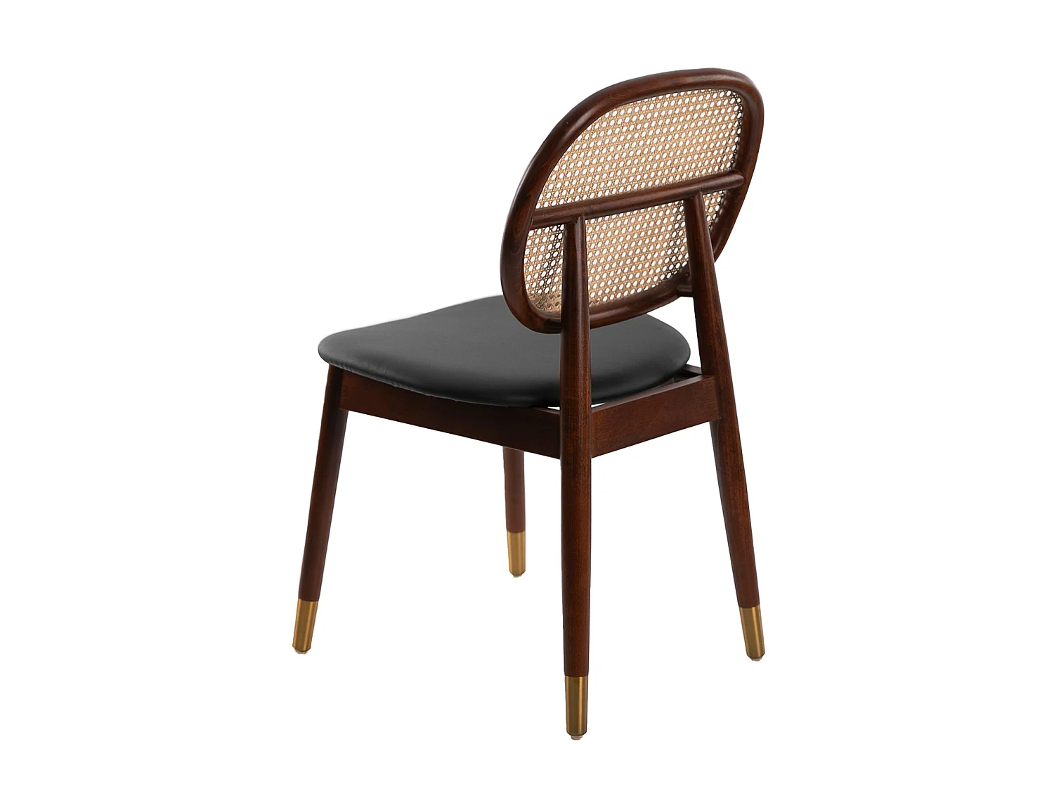 Chaise en rotin et pieds en bois 4093 ANGEL CERDA