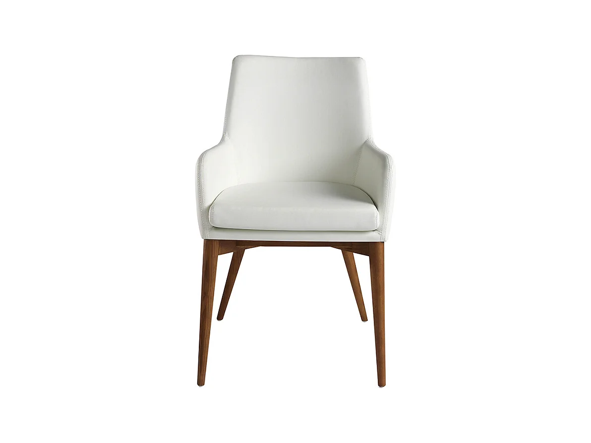 Esszimmerstuhl aus weißem Öko-Leder  4006 ANGEL CERDA