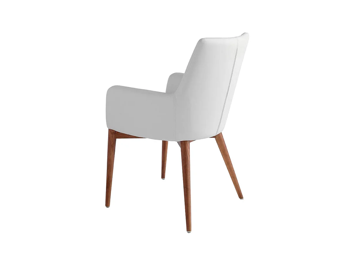 Esszimmerstuhl aus weißem Öko-Leder  4006 ANGEL CERDA