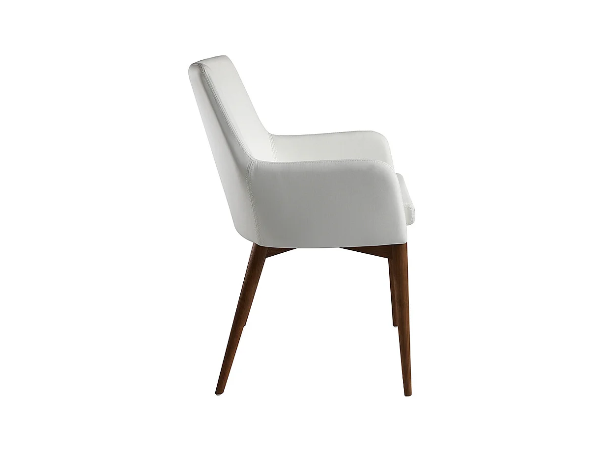 Esszimmerstuhl aus weißem Öko-Leder  4006 ANGEL CERDA