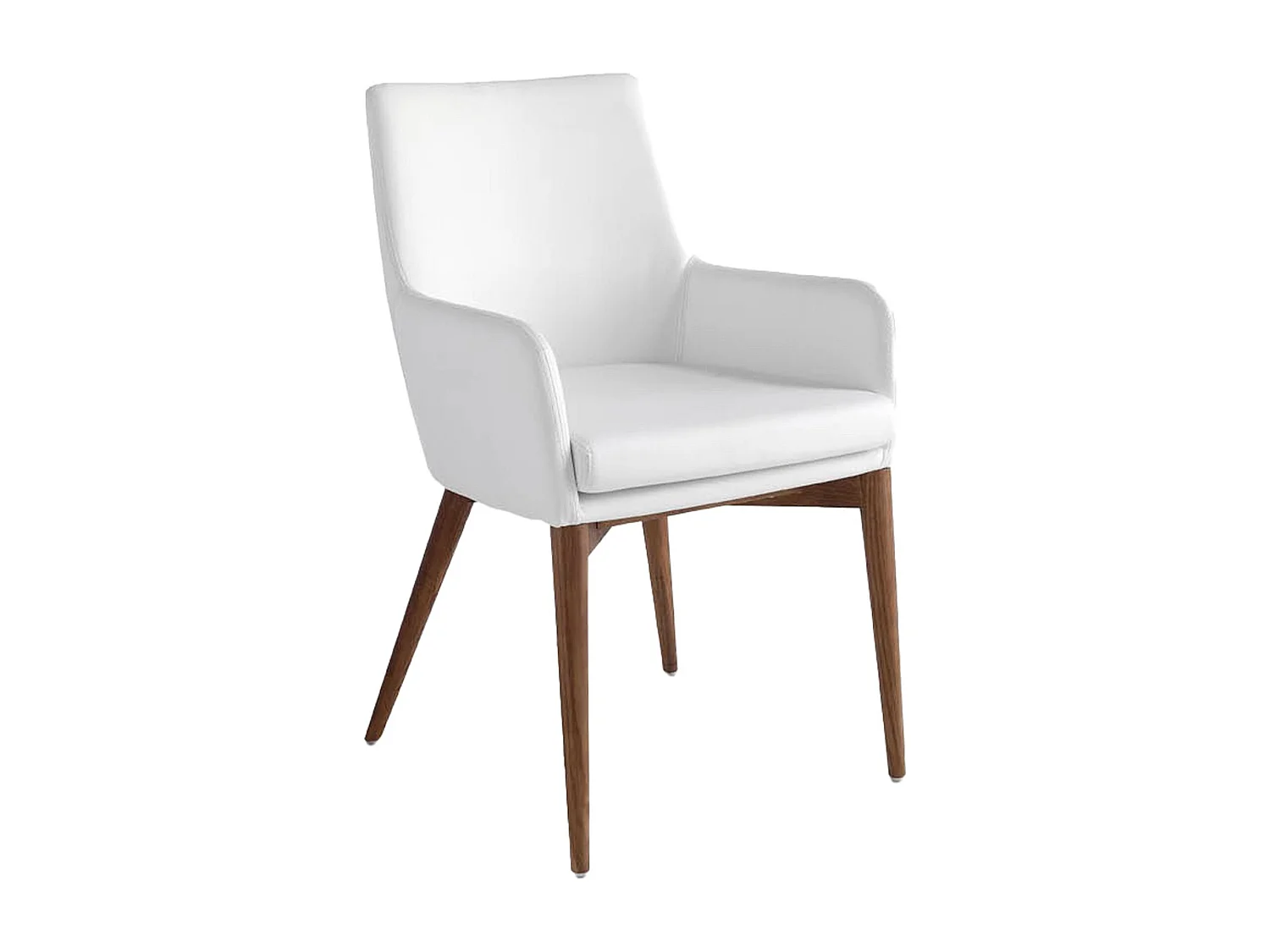 Chaise en similicuir blanc 4006 ANGEL CERDA