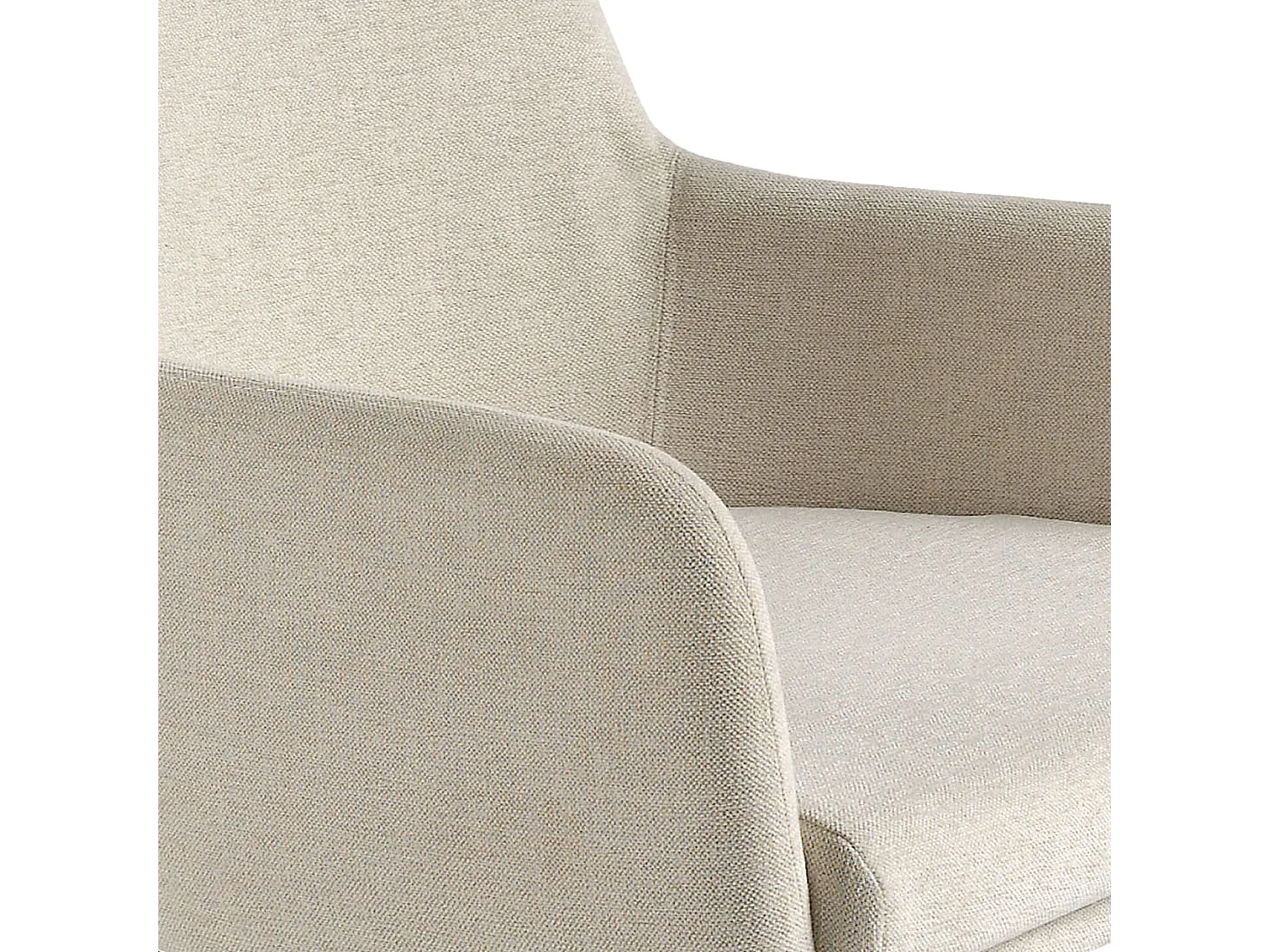 Chaise en tissu et bois couleur noyer 4048 ANGEL CERDA