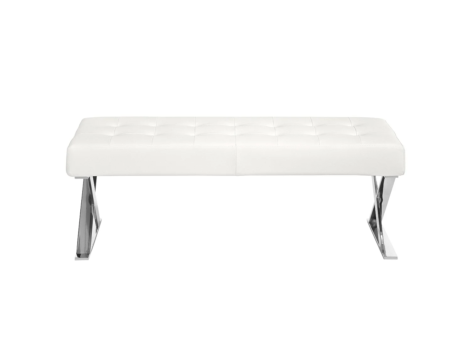 Banc en similicuir blanc 5001 ANGEL CERDA