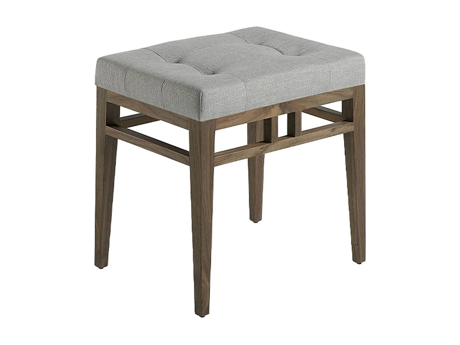 Tabouret en tissu gris 5027 ANGEL CERDA