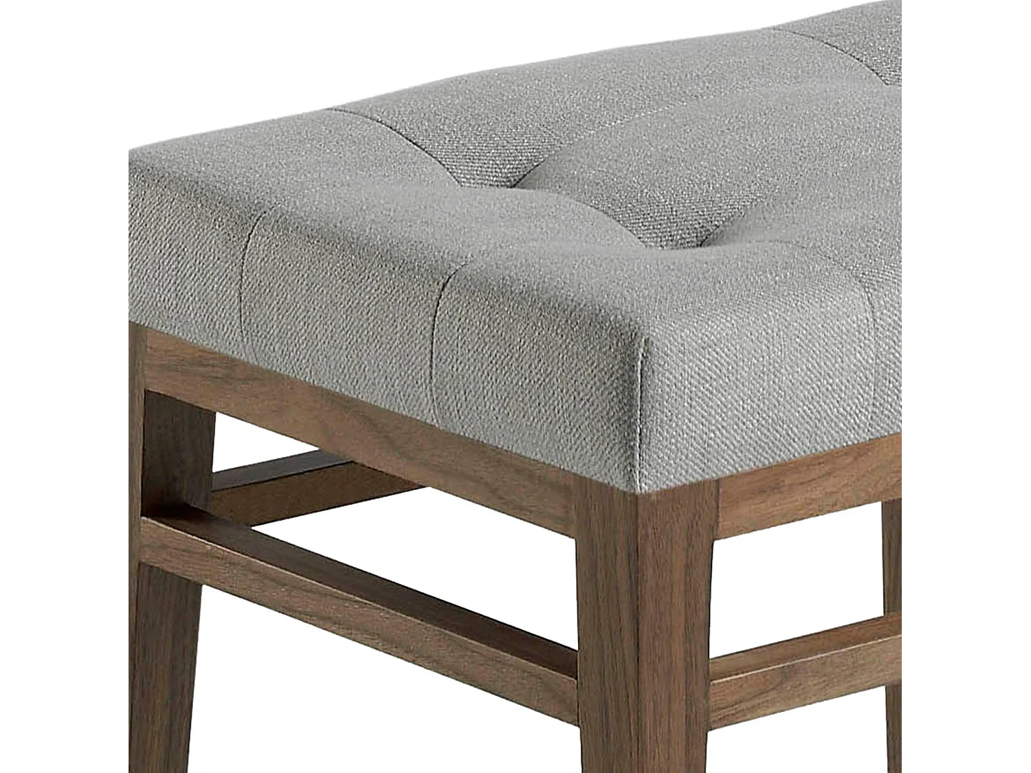 Tabouret en tissu gris 5027 ANGEL CERDA