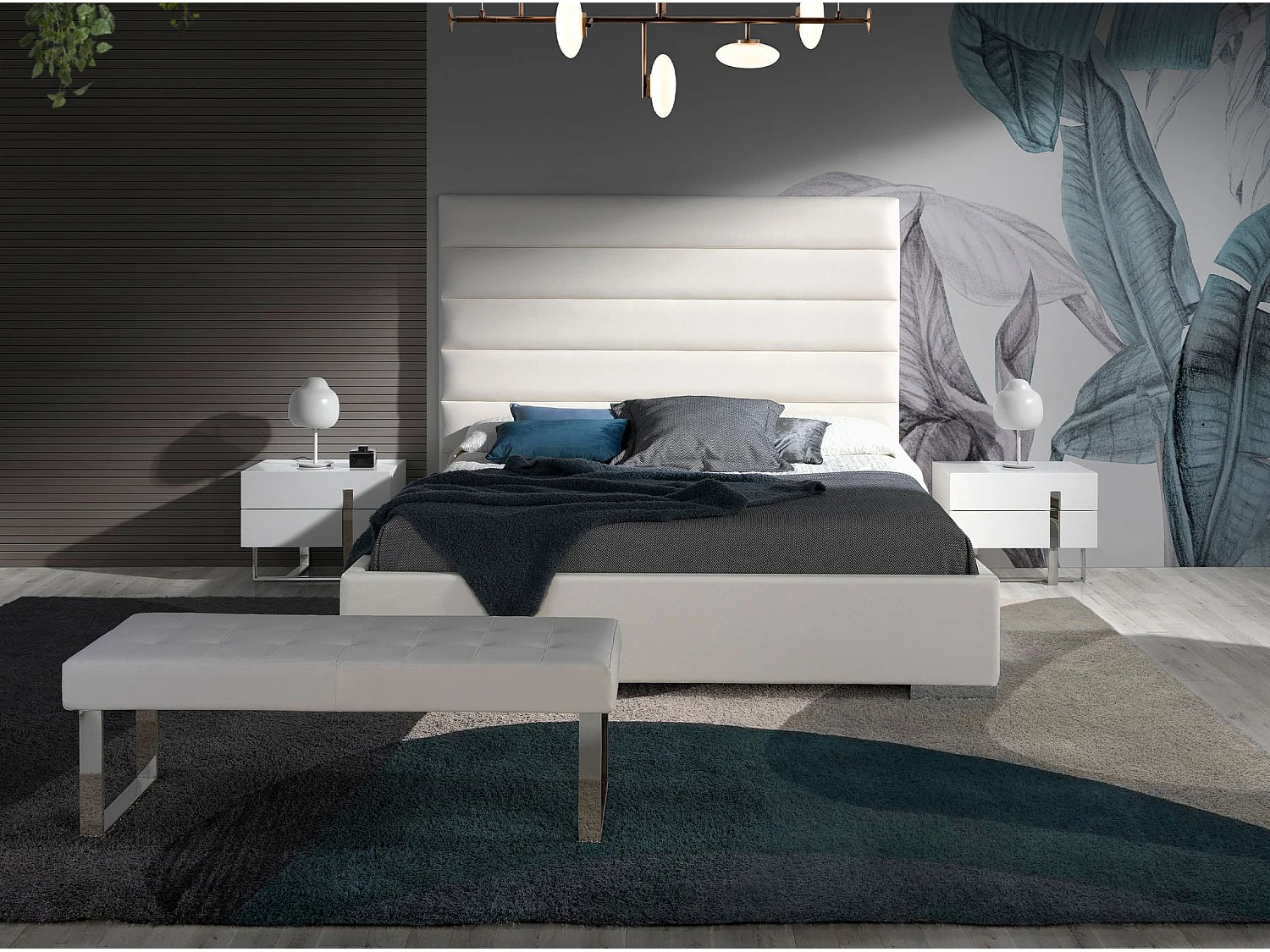 Witte eco-leren bank 5000 ANGEL CERDA