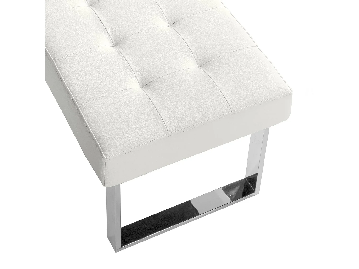 Banc en similicuir blanc 5000 ANGEL CERDA