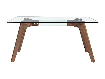 Square wooden table