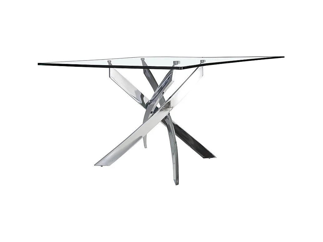 Mesa comedor rectangular cristal  1061 ANGEL CERDA