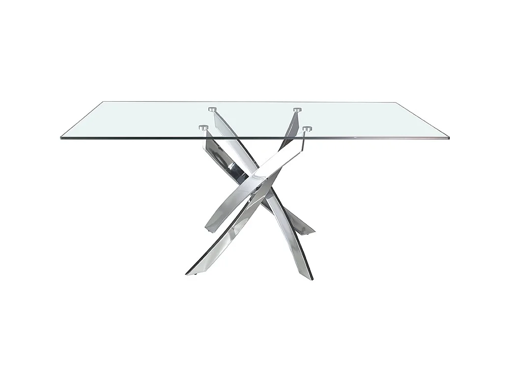 Mesa comedor rectangular cristal  1061 ANGEL CERDA