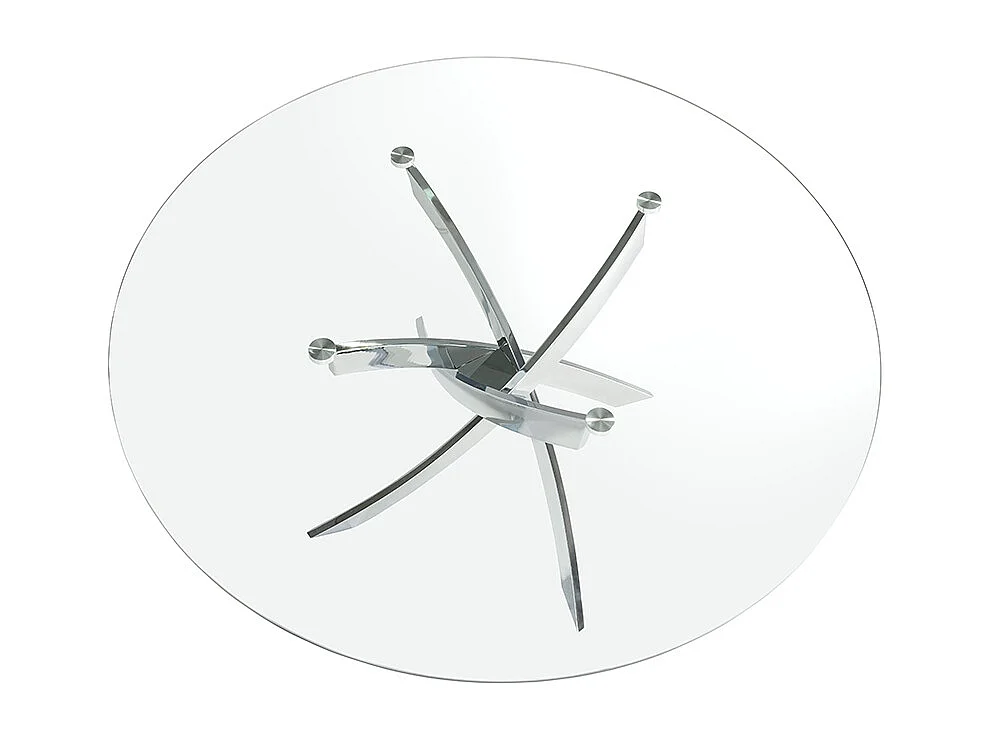 Ronde glazen eettafel 1061 ANGEL CERDA