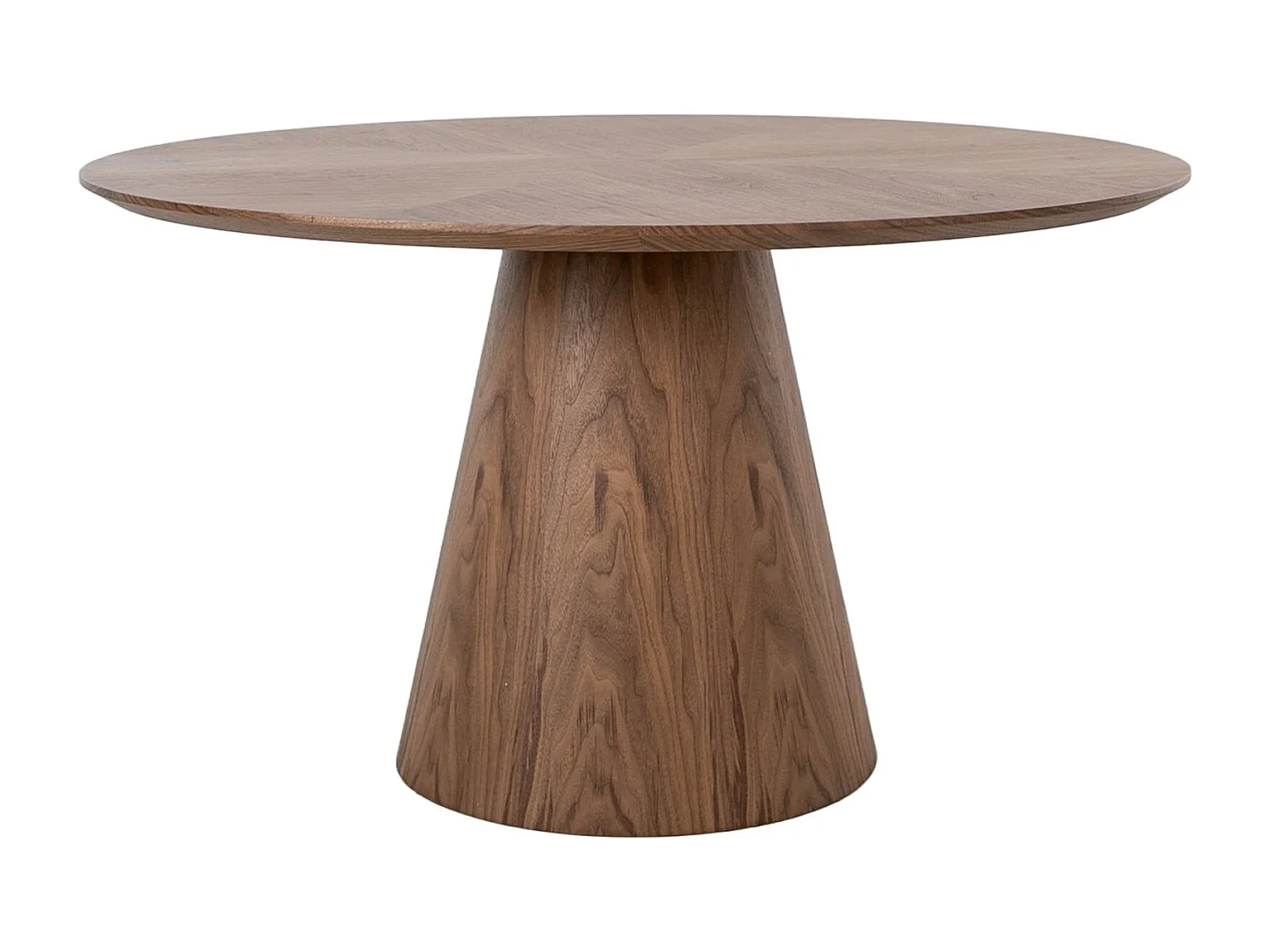 Table à manger ronde rotative noyer 1016 ANGEL CERDA