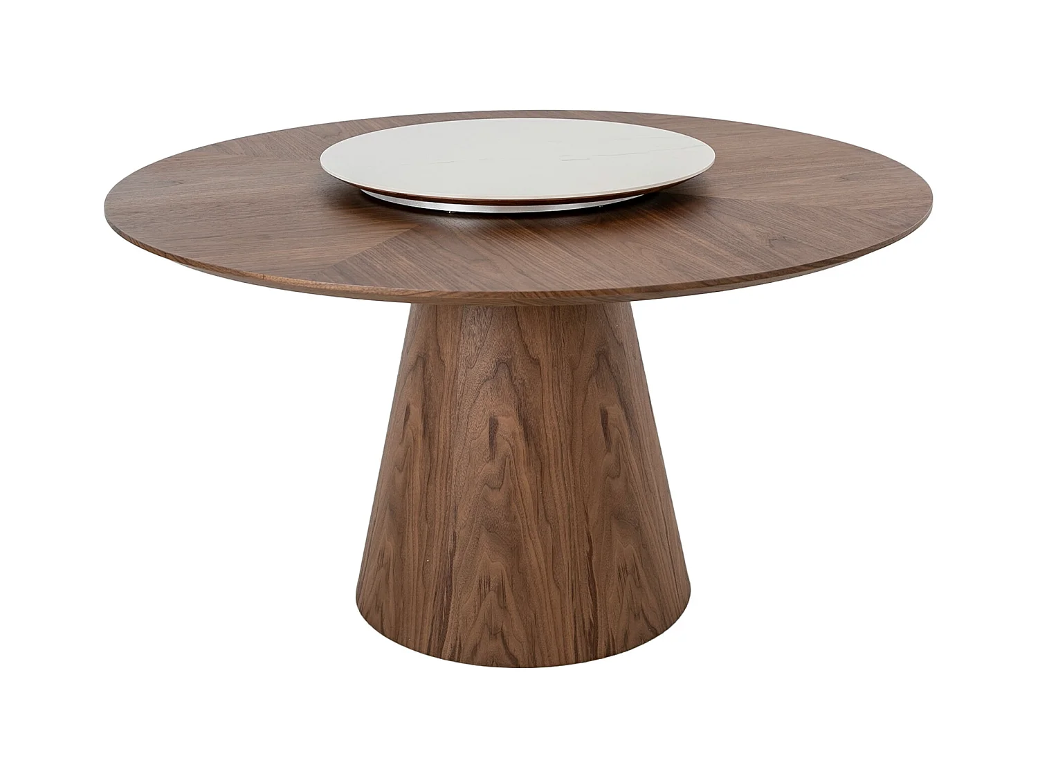 Table manger en noyer et porcelaine 1016 ANGEL CERDA