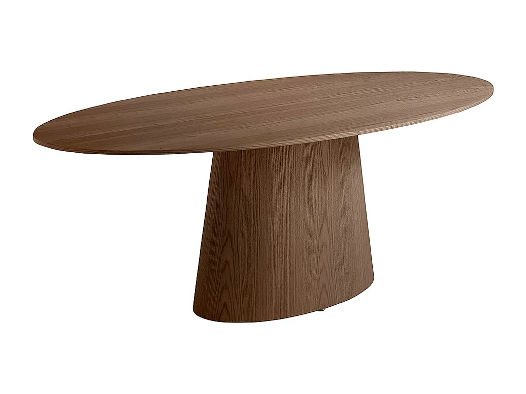Tavolo da pranzo ovale in legno di noce   1013 ANGEL CERDA