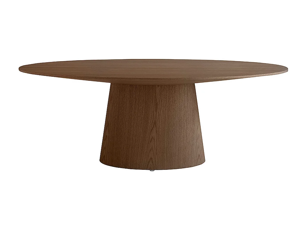 Tavolo da pranzo ovale in legno di noce   1013 ANGEL CERDA