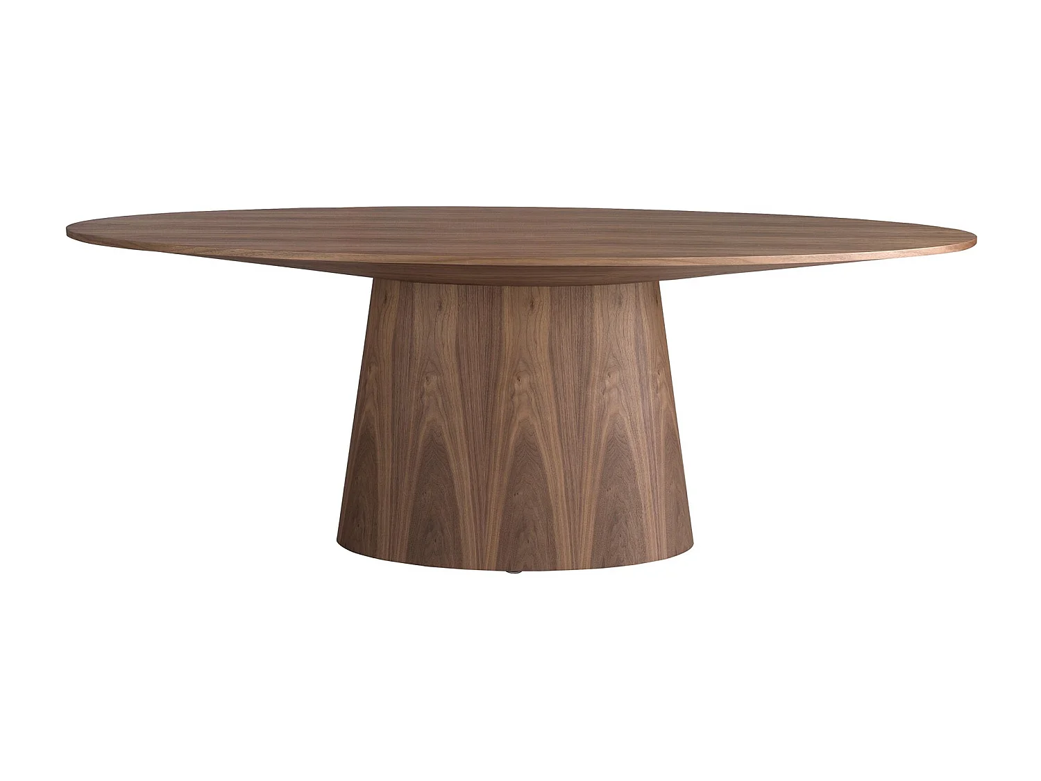 Esstisch ovale Walnuss 1013 ANGEL CERDA