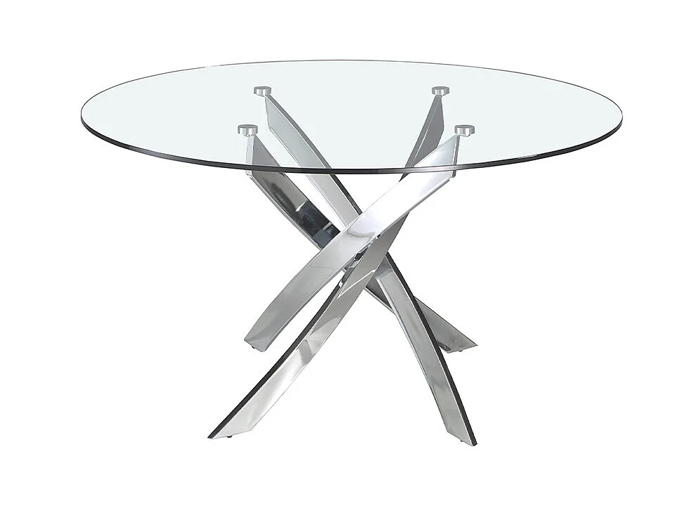 Ronde glazen eettafel 1061 ANGEL CERDA