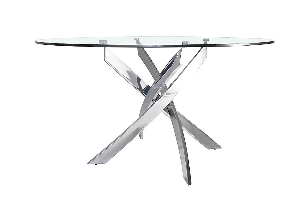 Ronde glazen eettafel 1061 ANGEL CERDA