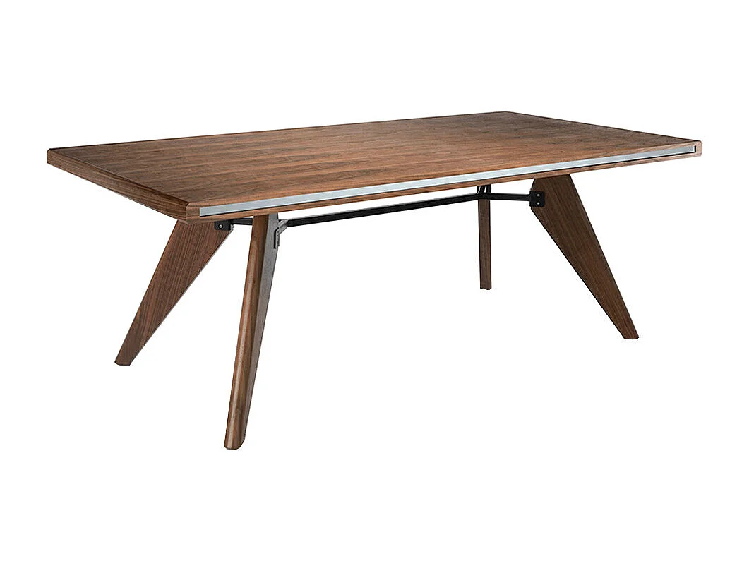 Table à manger rectangulaire noyer et noyer 1080 ANGEL CERDA