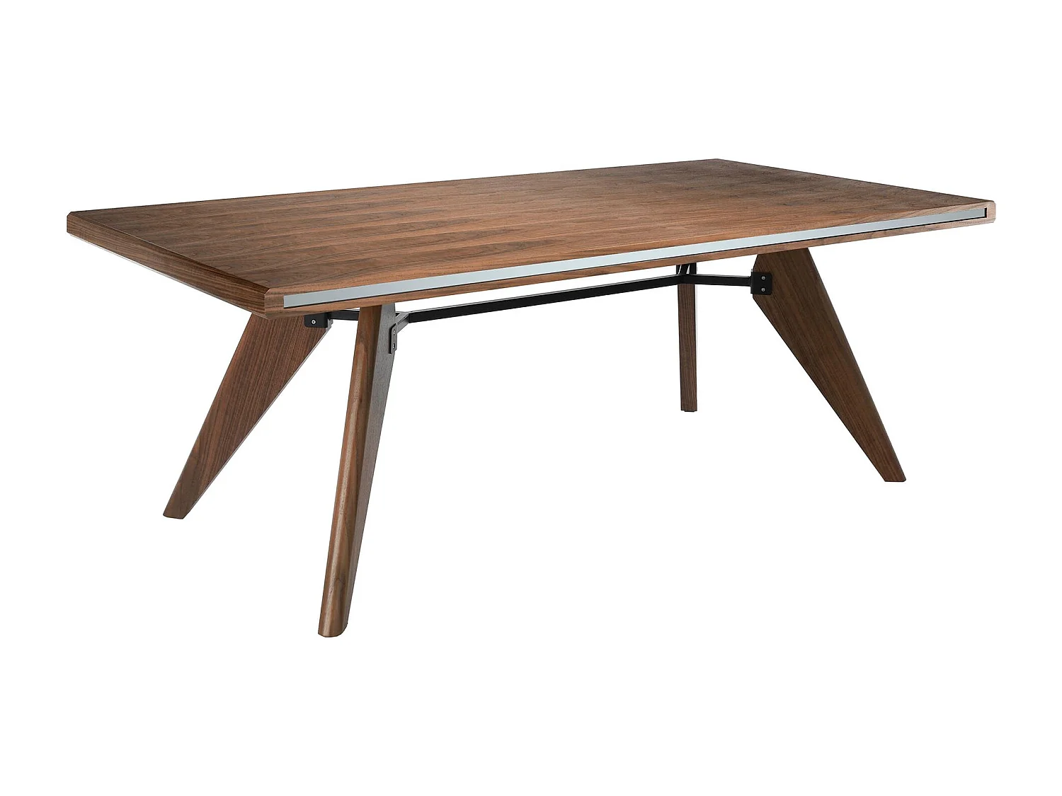 Table à manger rectangulaire noyer et noyer 1080 ANGEL CERDA