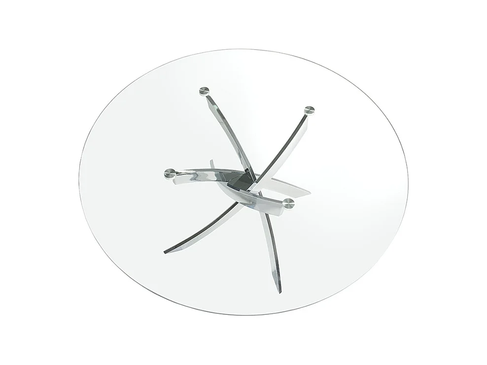 Ronde glazen eettafel 1061 ANGEL CERDA