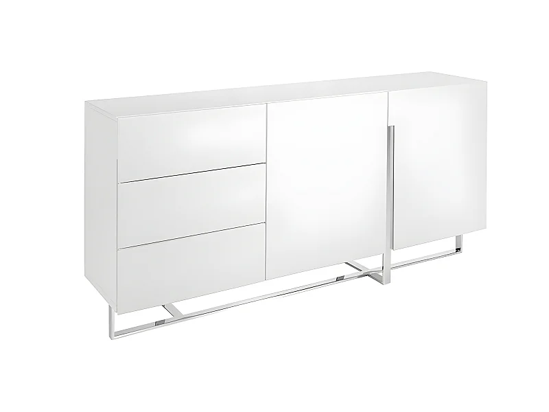 Weißes Sideboard mit Stahlbeinen  3051 ANGEL CERDA