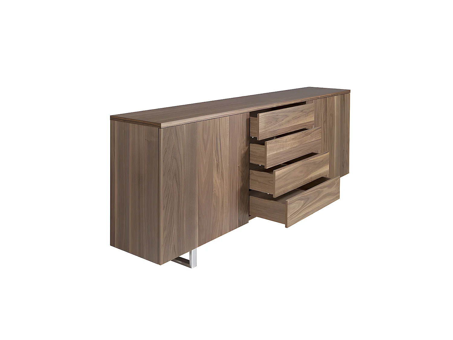 Kredens orzech i chromowana stal 3056 ANGEL CERDA