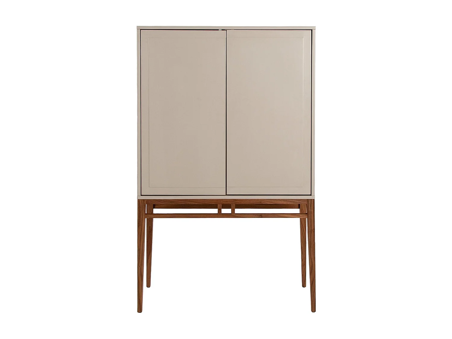 Buffet haut beige et noyer 3073 ANGEL CERDA