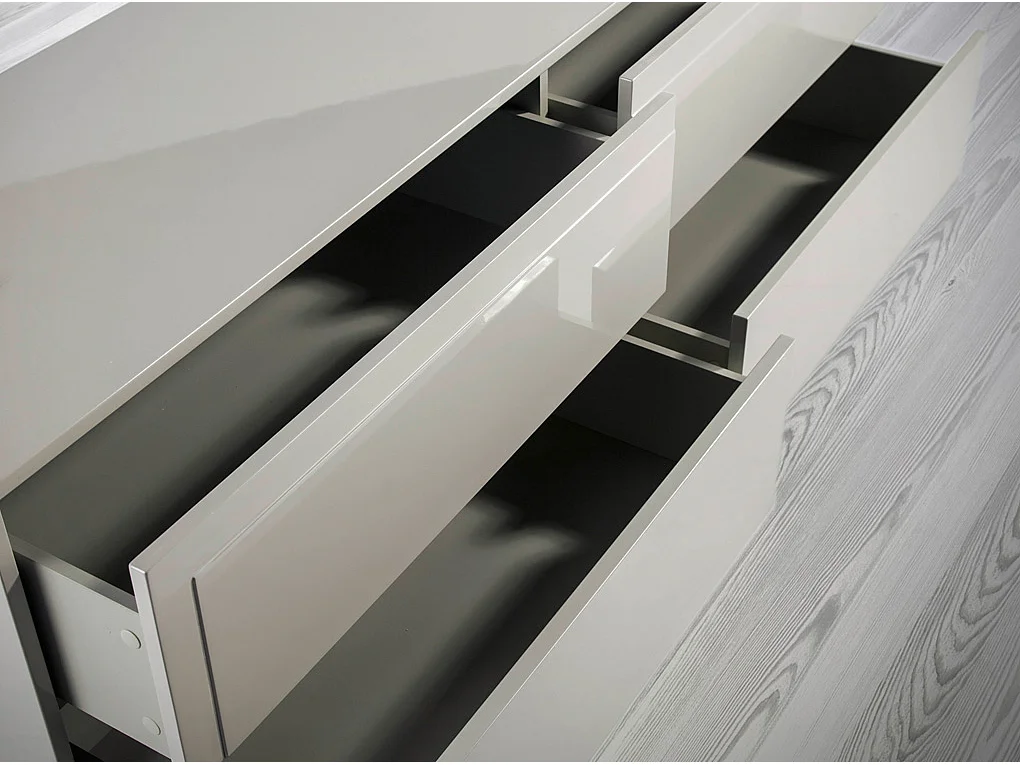 Aparador gris patas nogal 3074 ANGEL CERDA