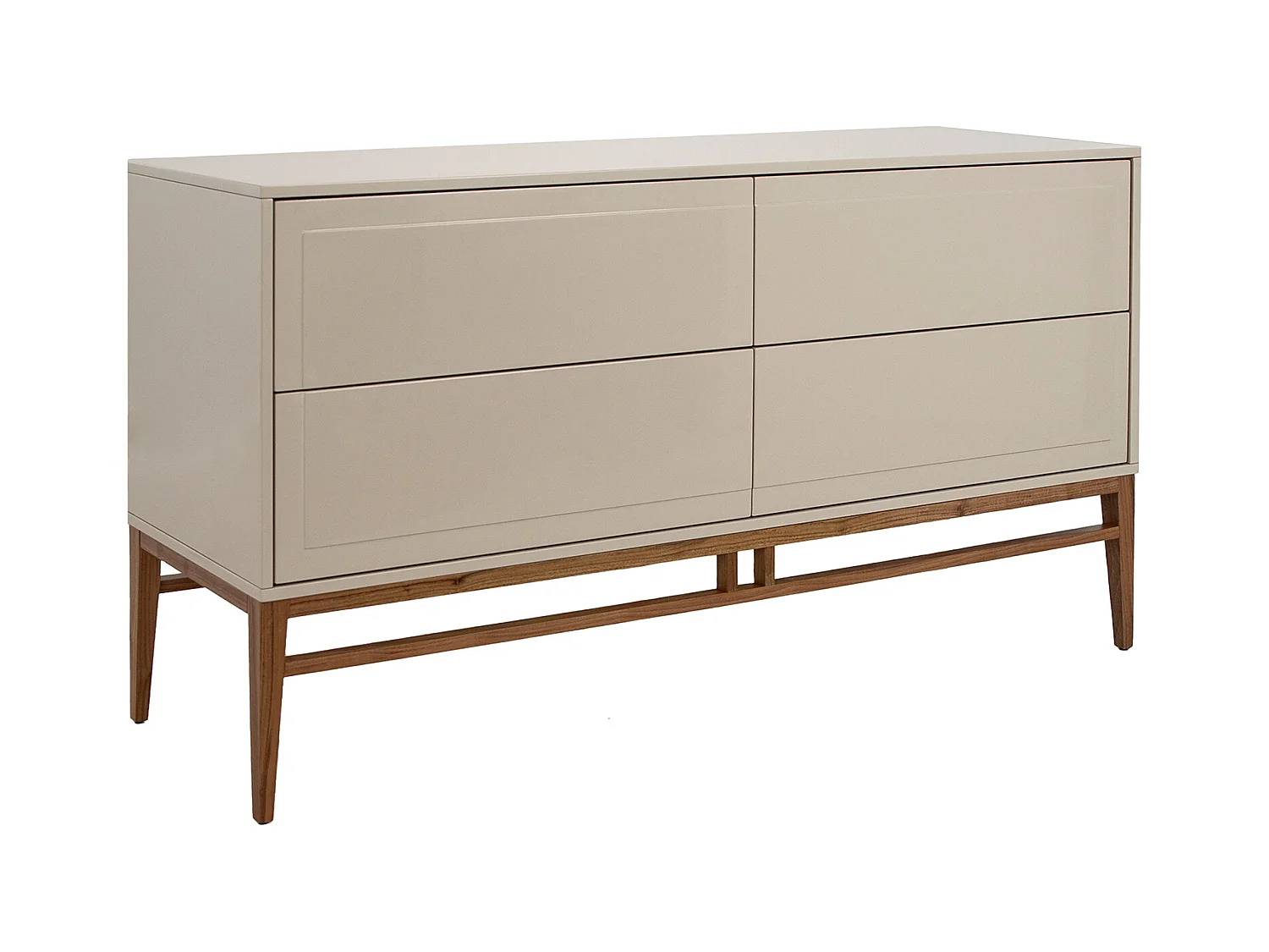Buffet en bois gris et pieds en bois 3074 ANGEL CERDA