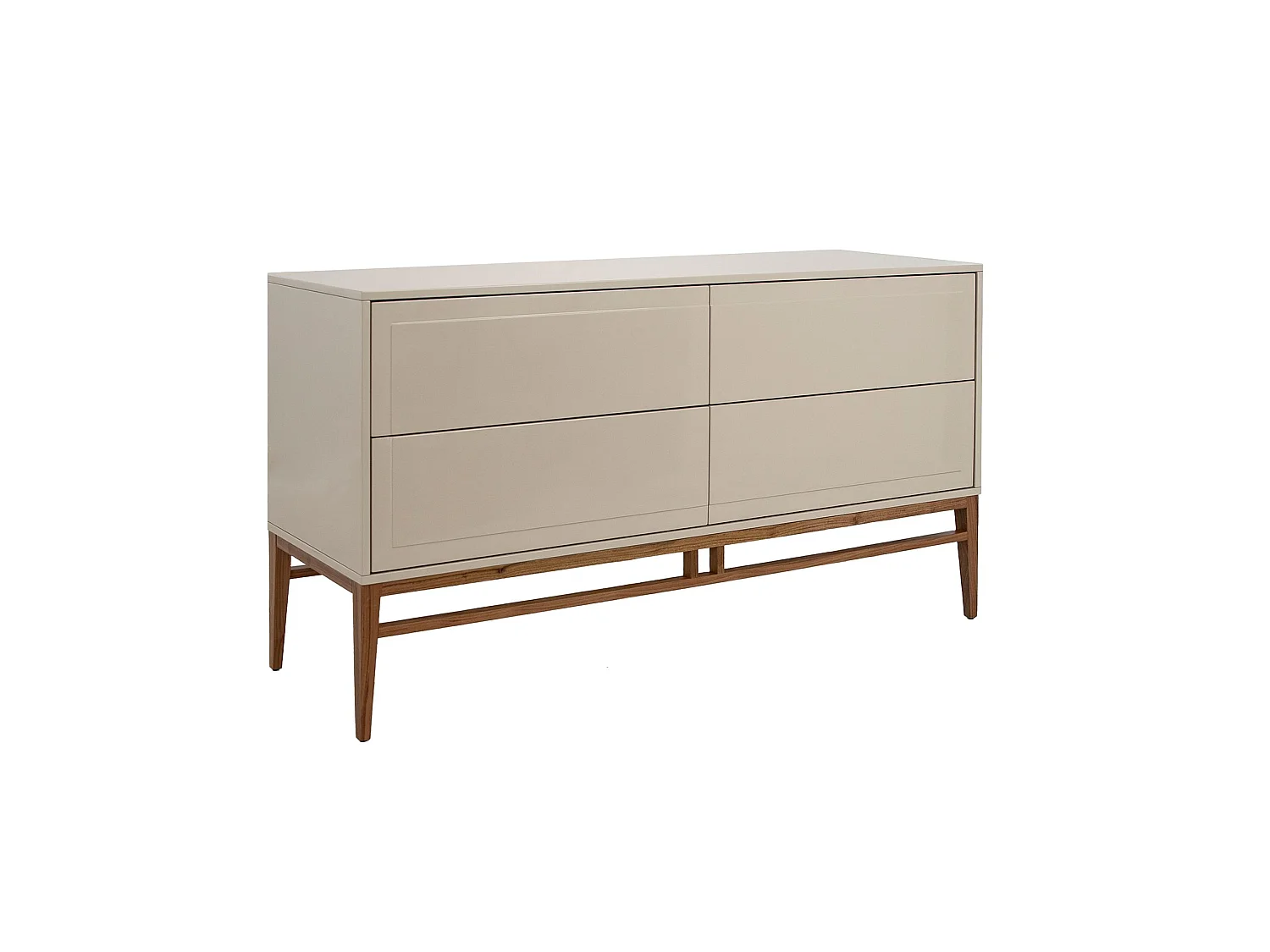 Anrichte in Beige und Nussbaumholz 3074 ANGEL CERDA