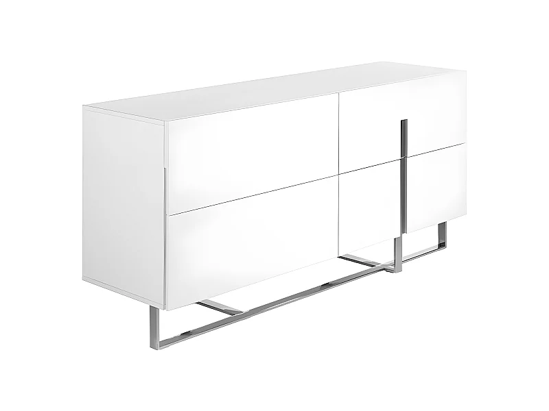 Weißes Sideboard mit Stahlbeinen  3052 ANGEL CERDA