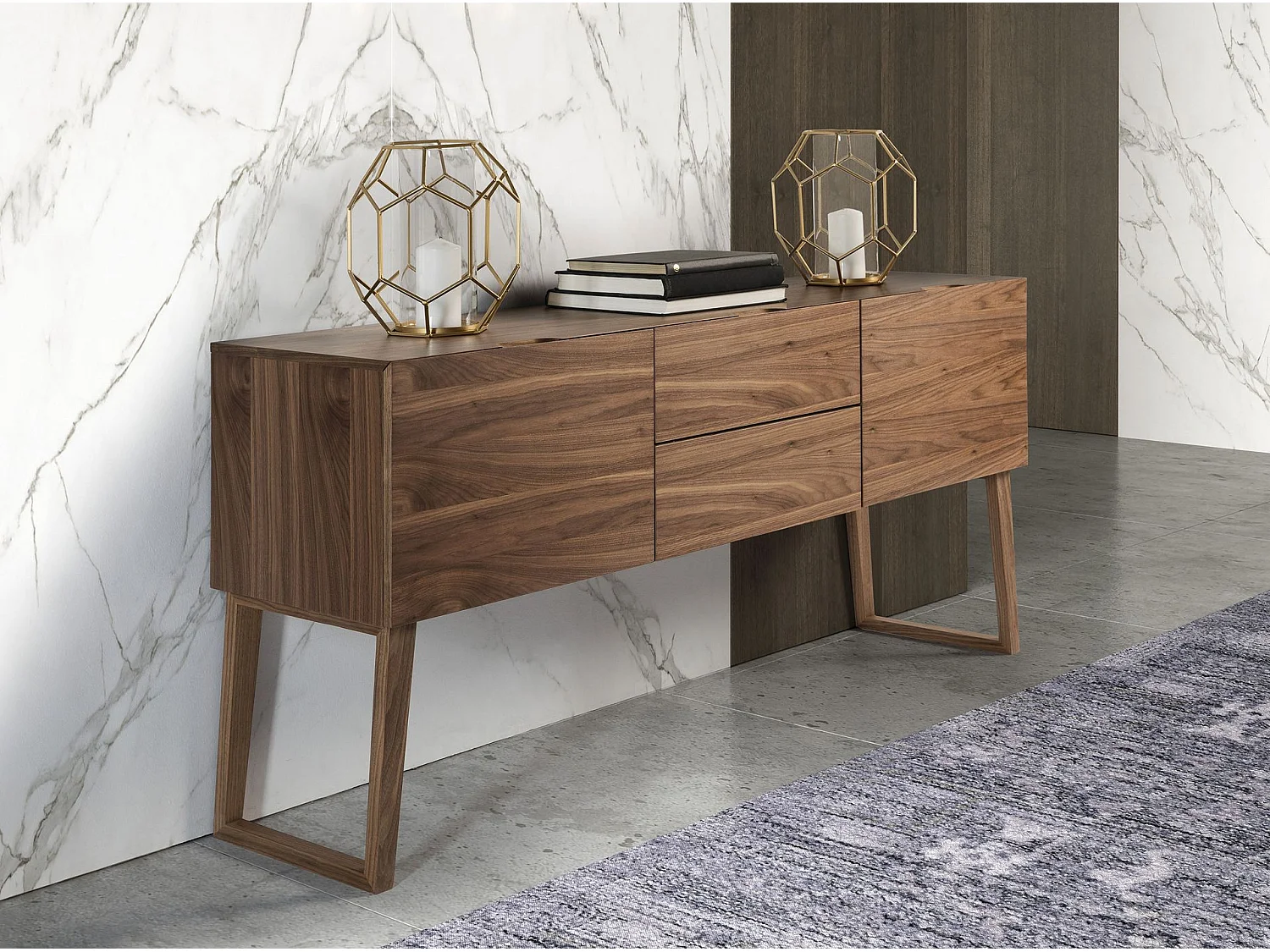 Walnoot dressoir 3077 ANGEL CERDA