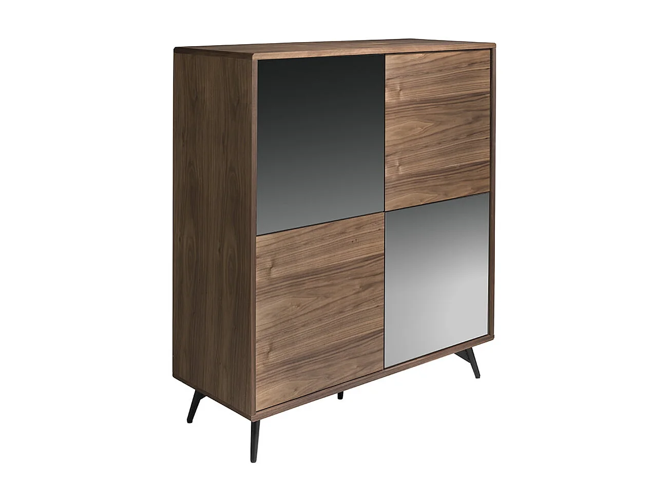 Buffet et portes en verre noir 3059 ANGEL CERDA